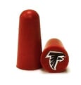 NFL Ear Plugs - Atlanta Falcons Foam Ear Plugs with NFL Team Colors and Imprints (NRR 32) (6 Pairs)