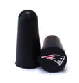 NFL Ear Plugs - New England Patriots Foam Ear Plugs with NFL Team Colors and Imprints (NRR 32) (6 Pairs)