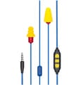 Plugfones PIPP-UY(VL), PIPP-BR(VL) Protector Plus Series Earphones with Hearing Protection + In-Line Mic + Volume Limiting (NRR 26)