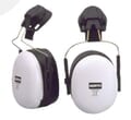 Howard Leight by Honeywell Intruder Cap Mount White Ear Muffs for North Wide/Full-Brim Hard Hats (NRR 24)