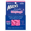 Mack's Dreamgirl Soft Foam Earplugs (NRR 30) (10 Pairs)