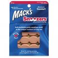 Mack's Snoozers Beige Moldable Silicone Putty Ear Plugs (NRR 22) (Pack of 6 Pairs)