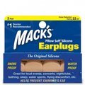 Mack's Pillow Soft Beige Moldable Silicone Ear Plugs (NRR 22) (Pack of 2 Pairs)