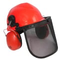 Radians Loggers Combo 300-RVM - Hard Hat, Wire Mesh Visor & Earmuffs (NRR 22)