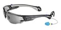 ReadyMax Construction Safety Glasses with Ear Plugs - PermaPlug™ (NRR 25)
