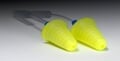 3M™ E-A-Rfit™ 393-2015-50 Push-Ins With Grip Rings Probed Test Plugs (Bag of 10 Pairs)