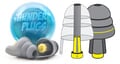 ThunderPlugs Vending Machine Refill Pack (25 Pairs each in a 1" capsule)