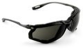 3M Virtua CCS Protective Eyewear 11873-00000-20 with Foam Gasket, Gray Anti-Fog Lens (Glasses + One Pair UltraFit Corded Ear Plugs)
