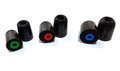 Canal Tips Comply Tips For Isolation Earphones (Pack of 6 Tips - Black)