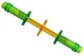 Sert-A-Plug Foam Earplug Application Tool - Pre-Loaded with One Pair (NRR 32)
