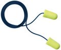 E-A-Rsoft Yellow Neons Metal Detectable Corded Foam Ear Plugs (NRR 33)