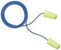 E-A-R EarSoft Yellow Neons UF Foam Ear Plugs Corded (NRR 33) (Box of 200 Pairs)