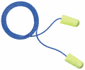 E-A-R EarSoft Yellow Neons UF Foam Ear Plugs Corded (NRR 33)