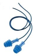 Howard Leight by Honeywell Fusion Metal Detectable Reusable Ear Plugs Corded With Carry Case (NRR 25) (Box of 100 Pairs)