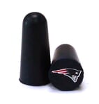 NFL Ear Plugs - New England Patriots Foam Ear Plugs with NFL Team Colors and Imprints (NRR 32) (6 Pairs)