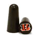 NFL Ear Plugs - Cincinnati Bengals Foam Ear Plugs with NFL Team Colors and Imprints (NRR 32) (6 Pairs)