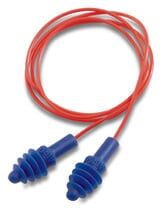 Howard Leight by Honeywell AirSoft Reusable Ear Plugs w/Red Poly-Cord and Carry Case (NRR 27)