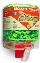 Moldex Meteors SMALL UF Foam Ear Plugs PlugStation (NRR 28) (Case of 6 Dispensers each with 250 Unwrapped Pairs)