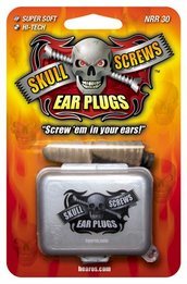 Hearos Earplugs Skull Screws Ear Plugs (NRR 30)