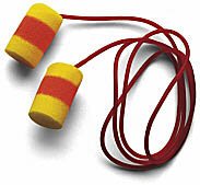 E-A-R Classic Superfit33 PVC Foam Ear Plugs Corded (NRR 33) (Box of 200 Pairs)