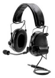 MT17H682FB-47 3M Peltor Single Comm ComTac III ACH/MICH Helmet Compatible Two-Way Radio Headset, NATO Wired (Headset Only)