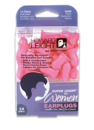 Howard Leight by Honeywell Super Leight for Women Foam Ear Plugs (NRR 30) (14 Pairs)
