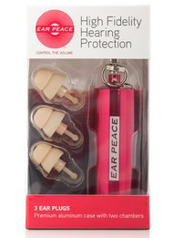EarPeace High Fidelity Hearing Protection Ear Plugs (NRR 10)