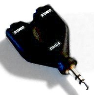 Earphone Y Connector (rigid plug adapter)