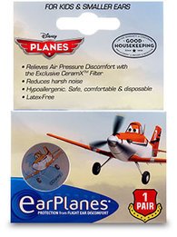 Cirrus EarPlanes Disney Planes Kids Ear Plugs for Flying (NRR 20)
