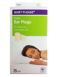 Flents Quiet! Please PVC Foam Ear Plugs (NRR 29) (25 Pairs)