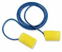 Corded Industrial Foam Ear Plugs by the Pair (1-50 Pairs)