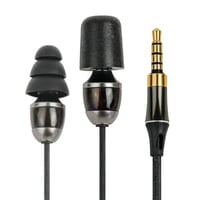 ISOtunes Wired IT-04 Noise-Isolating Earbuds with Music + Calls + Hearing Protection (NRR 29)