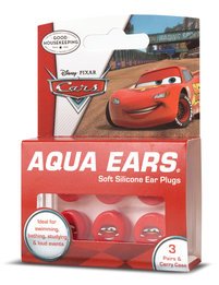 Disney Pixar CARS Aqua Ears Moldable Silicone Ear Plugs (NRR 22) (Pack of 3 pairs with case)