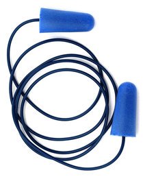 Tasco Soft-Seal 9304 M-Tek Metal-Detectable UF Foam Ear Plugs With Standard Cord (NRR 32) (Box of 200 Pairs)