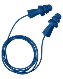 Tasco Tri-Grip® MD Reusable 100% Metal Detectable Cord and Ear Plugs Corded (NRR 27)