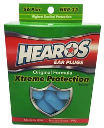 Hearos 5656 Xtreme Protection Series UF Foam Ear Plugs (NRR 33) (56 Pairs)