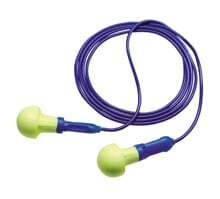 E-A-R Push-Ins No-Roll Foam Ear Plugs Corded (NRR 28)