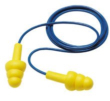 E-A-R UltraFit Reusable Ear Plugs Corded (NRR 25) (Box of 100 Pairs)