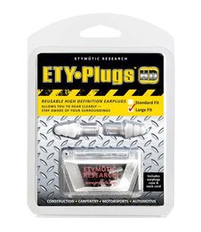Etymotic ER20-SFT-FROST-P ER20-SFT-WHITE-P Ety-Plugs HD High-Definition Ear Plugs (NRR 12) (One Pair, with Cord, and Case)
