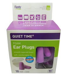 Flents Quiet Time Foam Ear Plugs (NRR 33) (10 Pairs)