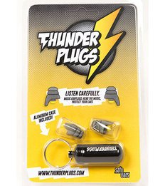Thunderplugs Hearing Protection Ear Plugs (SNR 19)