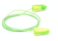 Moldex Goin' Green UF Foam Ear Plugs Corded (NRR 33) (Box of 100 Pairs)