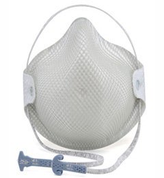 Moldex 2600N95, 2601N95, 2607N95 Disposable Respirator with Cloth HandyStrap (N95) (Case of 180 Masks)