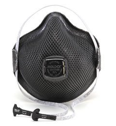 Moldex M2800N95 Special Ops Plus Nuisance Organic Vapors Disposable Respirator with Cloth HandyStrap + Ventex Valve (N95+OV) (Case of 100 Masks)