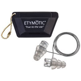 Etymotic ER20XS-CCC-C, ER20XS-SMF-C High Fidelity Musicians Ear Plugs (NRR 13) (One Pair + Cord and Carry Case)