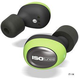 ISOtunes FREE IT-12/IT-13/IT-14 OSHA-Compliant Noise Isolating True Wireless Bluetooth 5.0 Earbuds with Music + Calls + Hearing Protection (NRR 22)