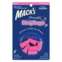 Mack's Dreamgirl Soft Foam Ear Plugs (NRR 30) (3 Pairs)