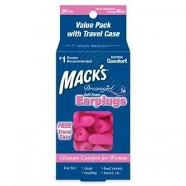 Mack's Dreamgirl Soft Foam Ear Plugs (NRR 30) (30 Pairs)