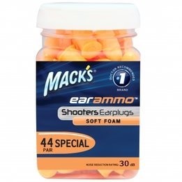 Mack's Ear Ammo Foam Shooting Ear Plugs (NRR 30) (Bottle of 44 Pairs)