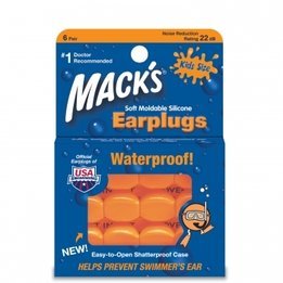 Mack's Kid Size Soft Moldable Silicone Ear Plugs (NRR 22) (Pack of 6 Pairs)